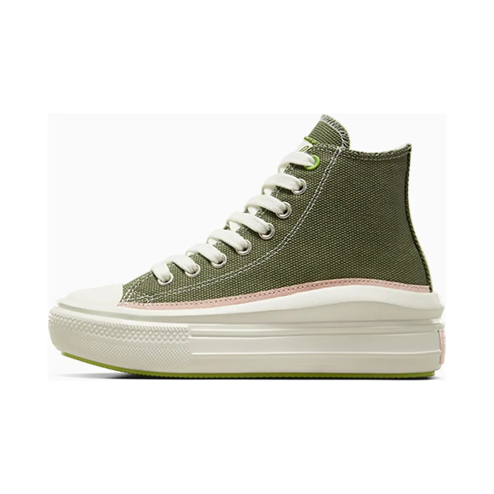 Converse Chuck Taylor All Star Move Mixed Material Utility/egret/pink Sage