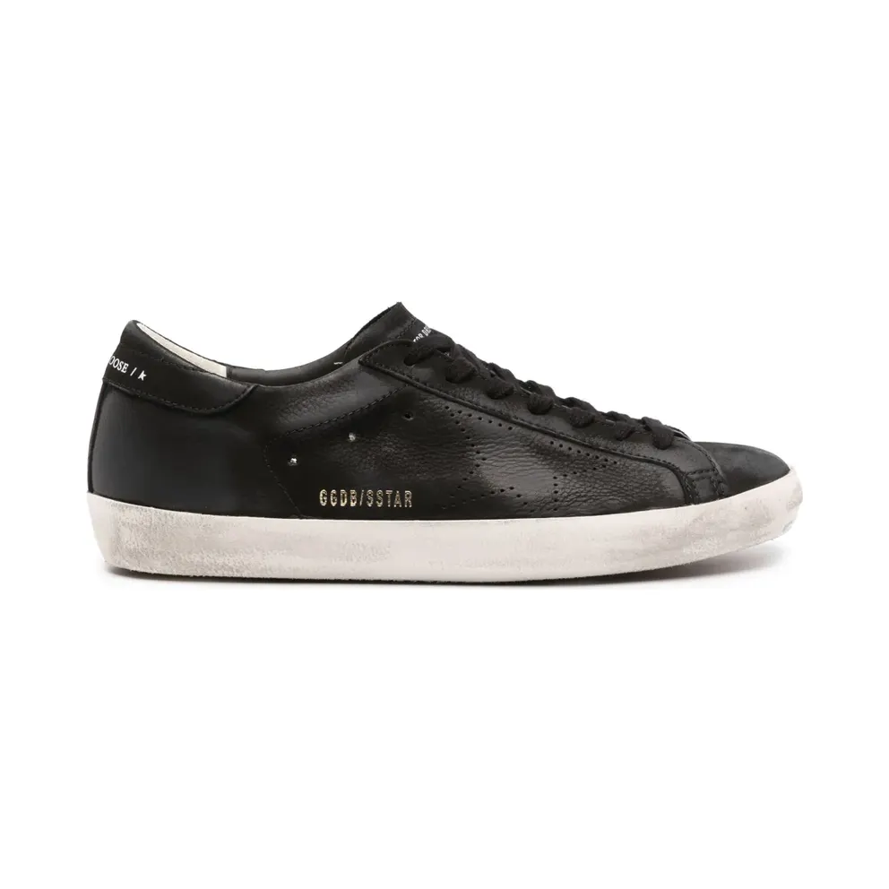 Golden Goose Super-Star leren – Black (GMF00105F005223)