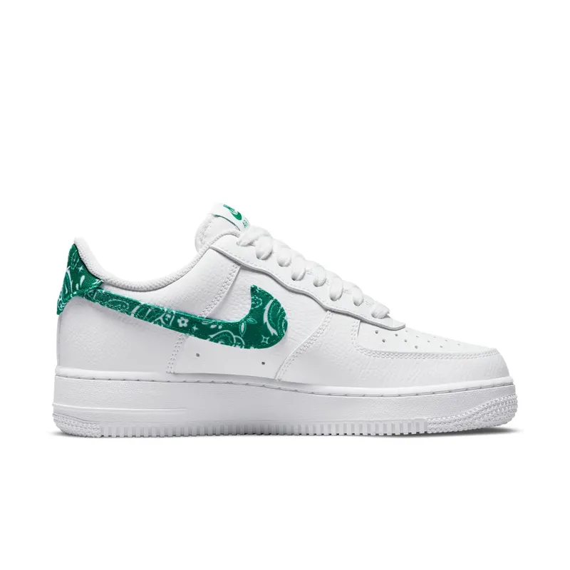 Nike Air Force 1 Low ’07 Essential White Green Paisley (W) (DH4406-102)