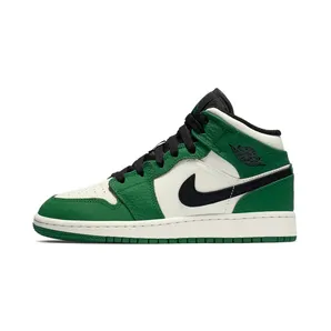 Air Jordan 1 Mid SE Pine Green GS (BQ6931-301)