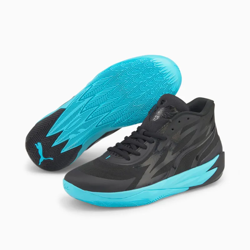 Puma MB.02 Phenom Basketball Shoes Black/Blue (377644-01)