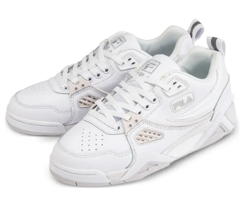 Fila Casim leren low-top sneakers met vlakken – Wit (FFW0280)