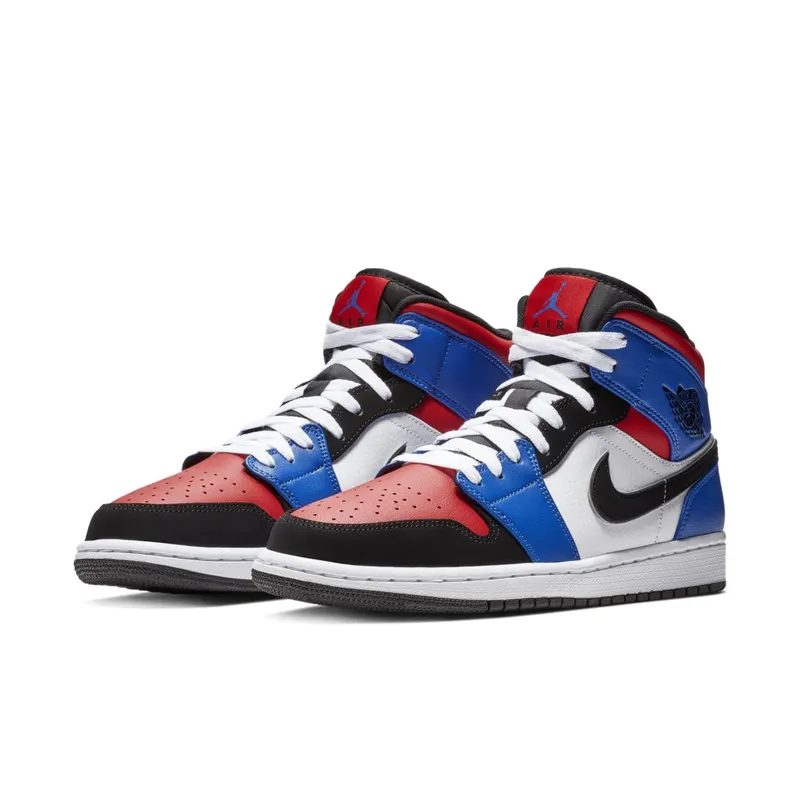 Air Jordan Nike AJ I 1 Mid Retro ‘Top Three’ (554724-124)