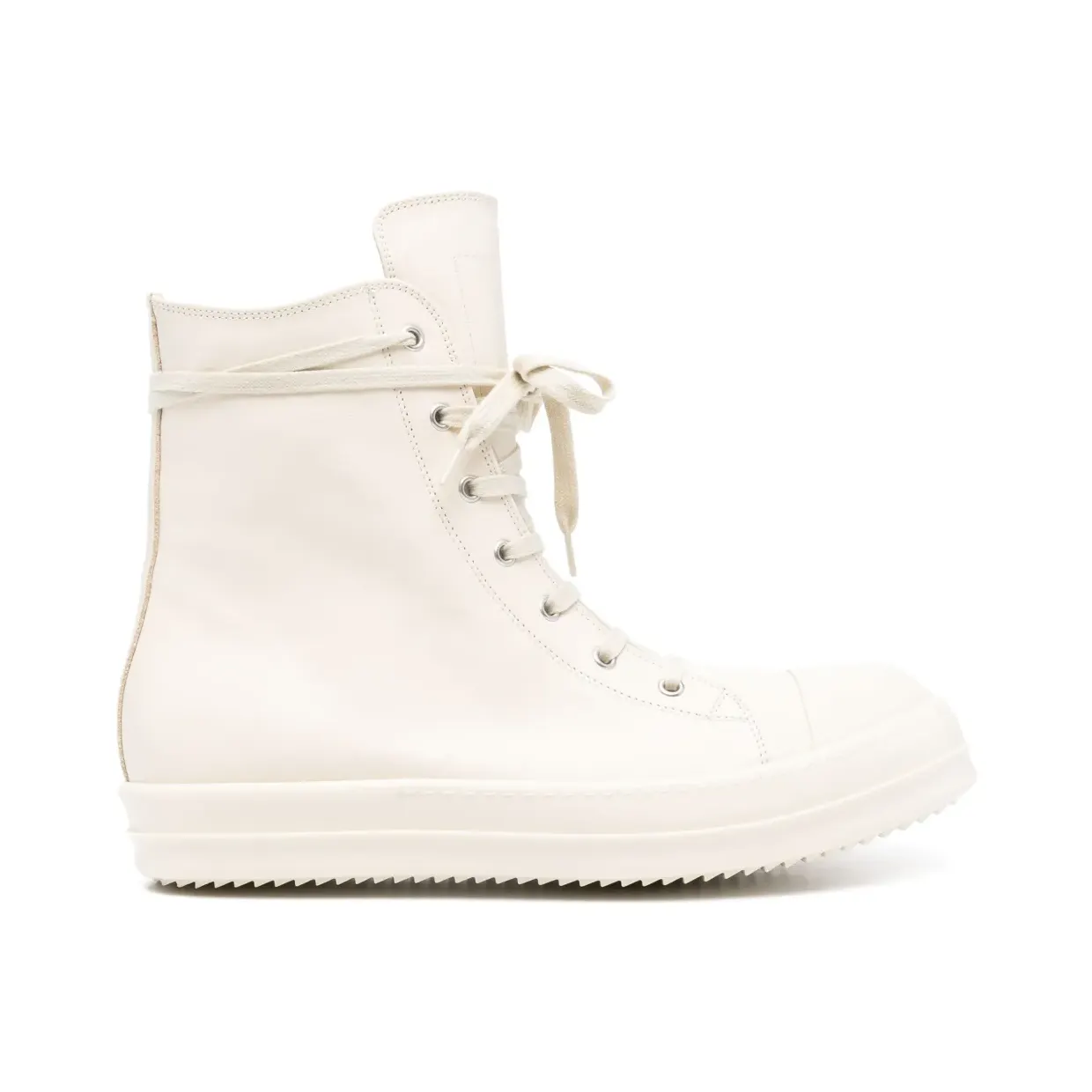 Rick Owens High-Top-Sneakers mit Schnürung “White” (RU01E5890LCO)