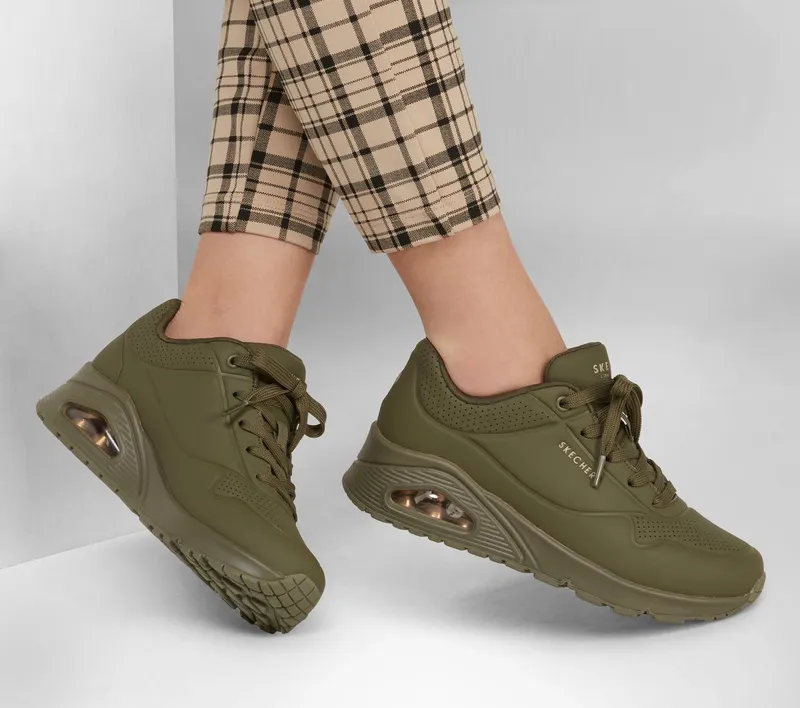 Skechers UNO – Stand on Air Sneaker Olijf