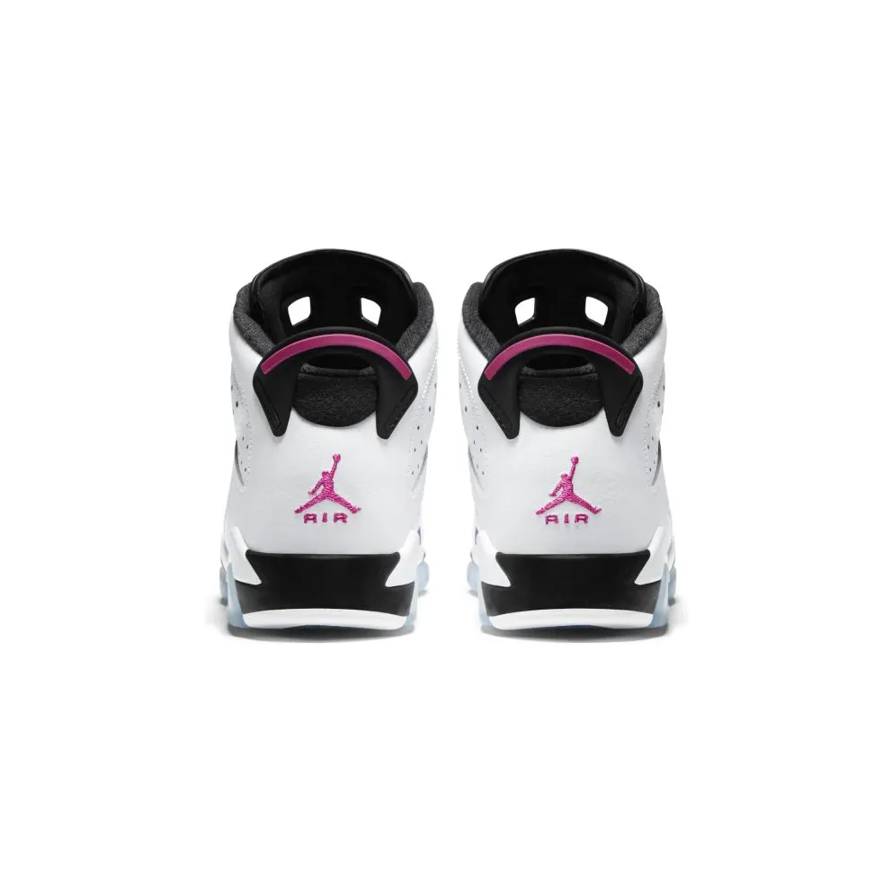 Jordan 6 Retro Grape (GS) White/Vivid Pink-Bright Grp-Black (543390-127)
