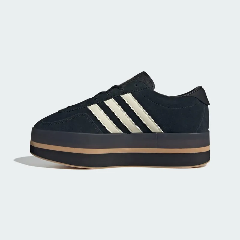 Adidas Gazelle Stack Core Black / Cream White / Gum (JS0239)