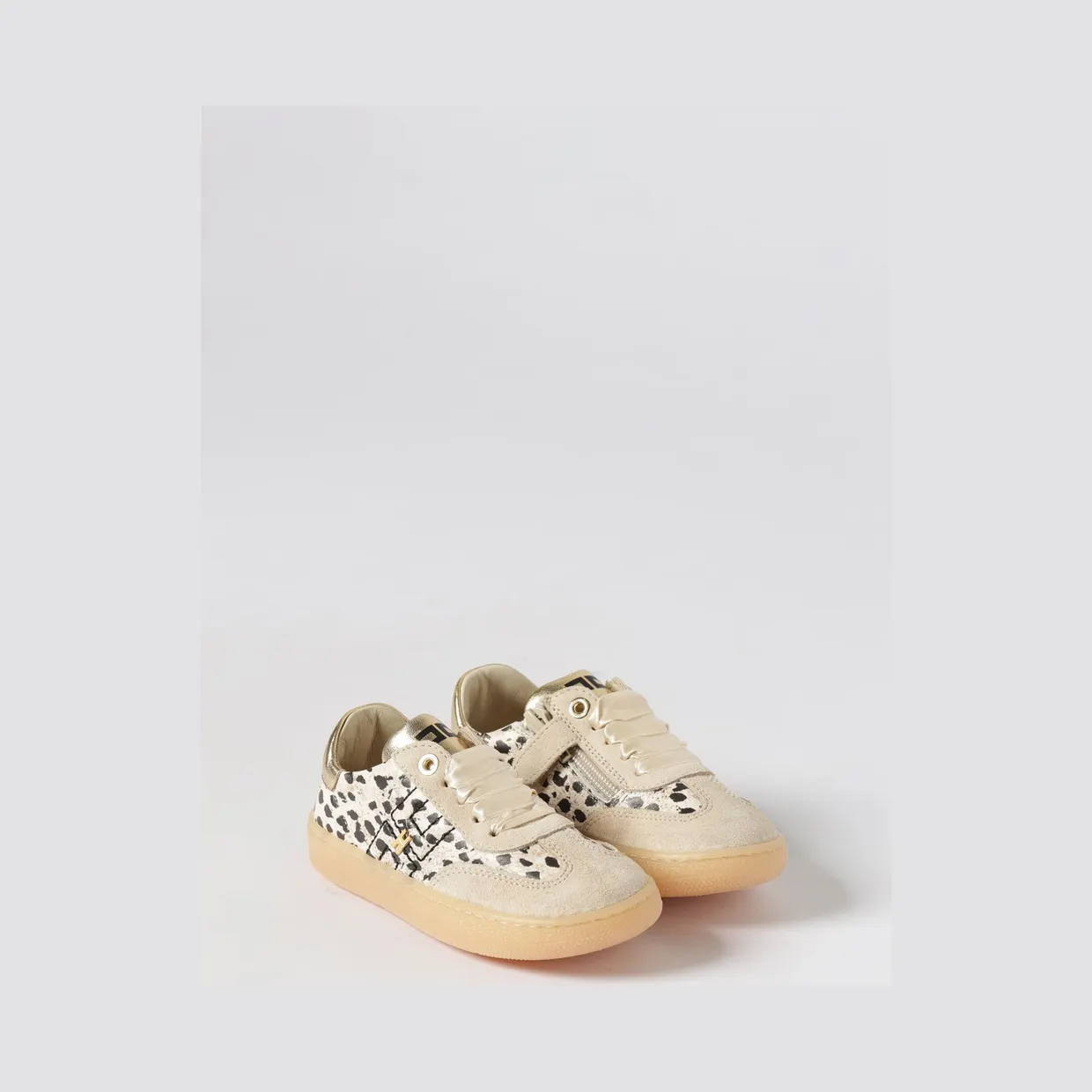 Elisabetta Franchi Animal Print Leather Sneakers Beige (F1A9E04921917X673)