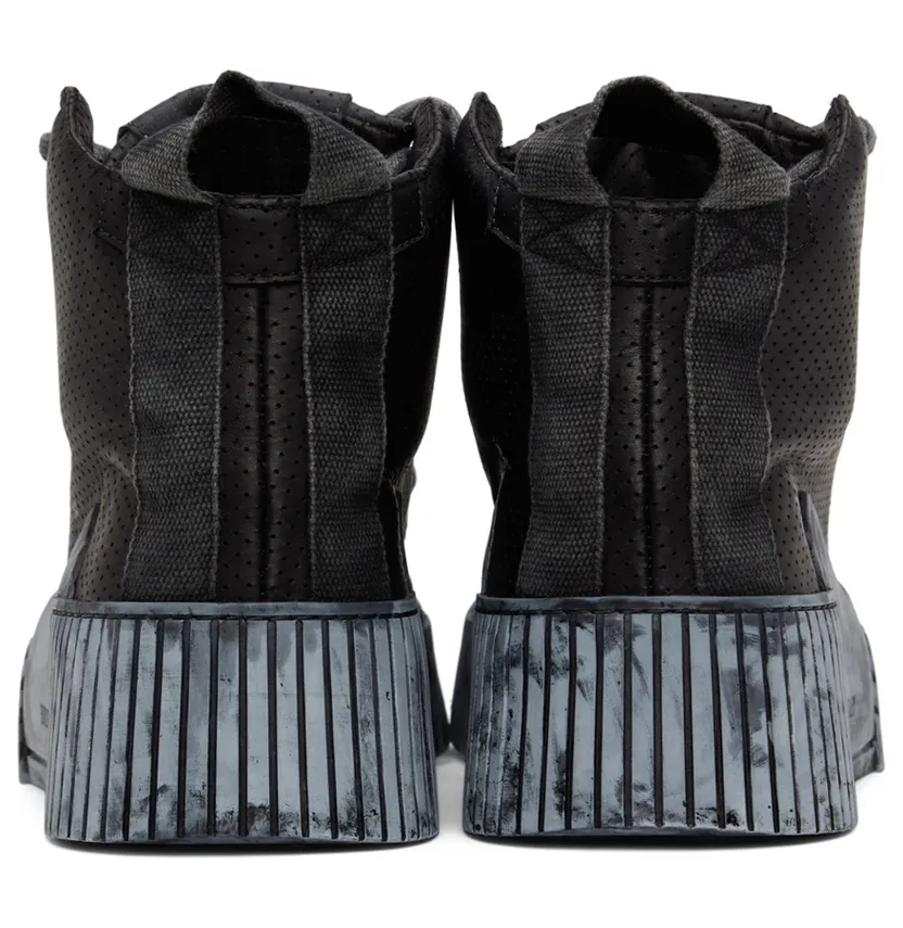 Boris Bidjan Saberi Black High Bamba 1.1 Sneakers (292-SS2200B1000000SM-0031) (4)