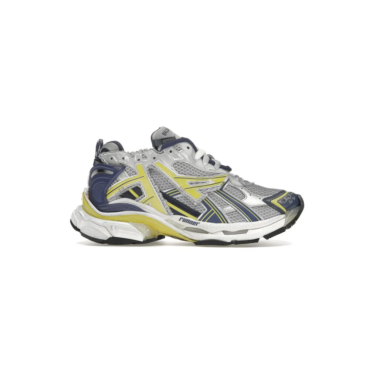 Balenciaga Runner White Blue Yellow Grey Black (677403W3RB59174)