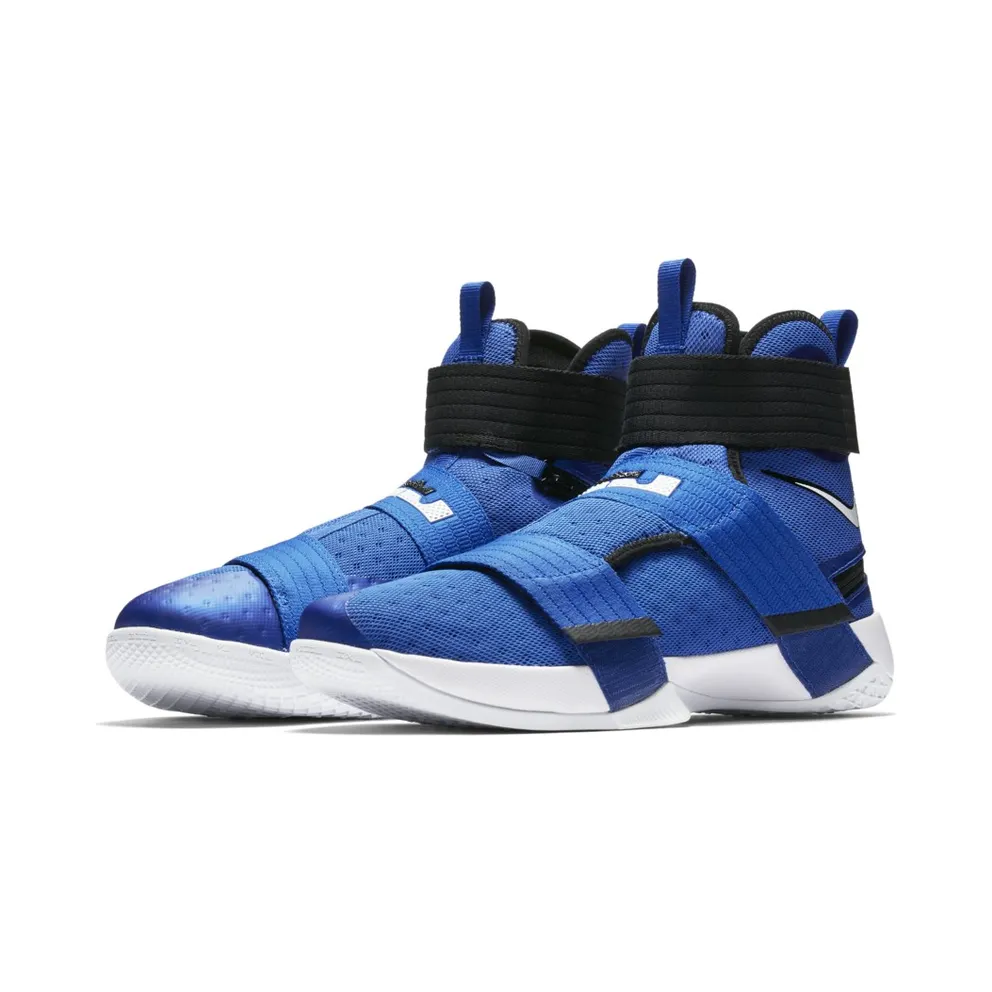 LeBron Soldier 10 “FLYEASE” Game Royal/Black-White (917338-410)