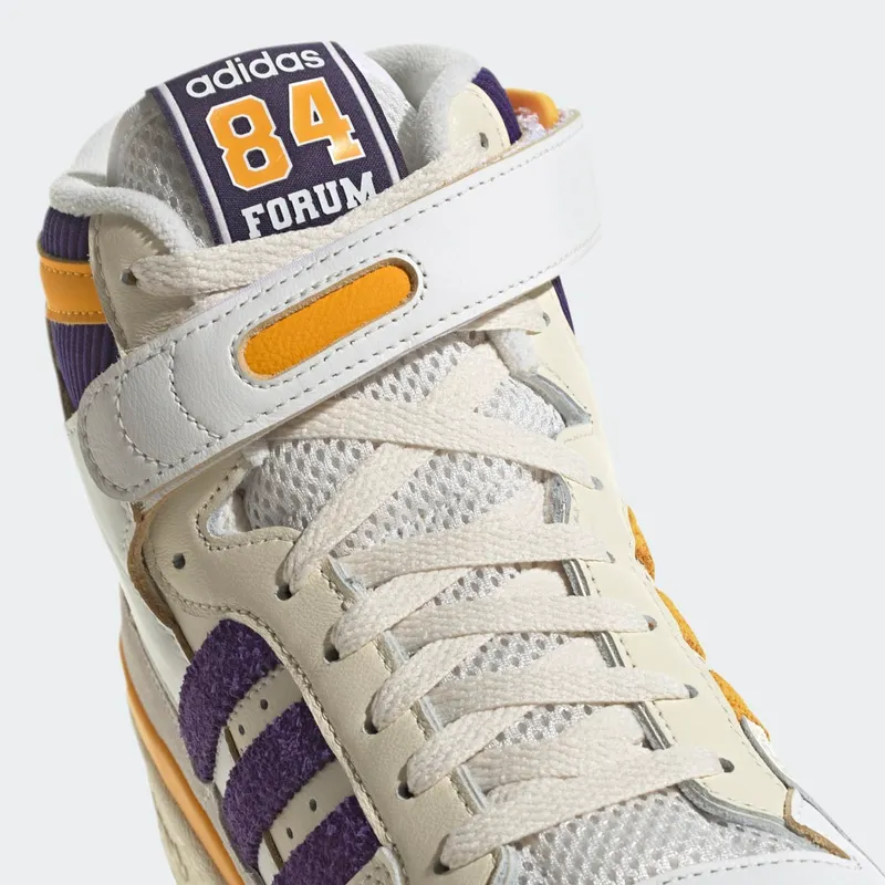 Adidas Forum 84 High Cream White / Collegiate Purple / Collegiate Gold (GX9054)
