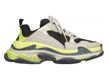 Balenciaga Triple S Yellow Grey