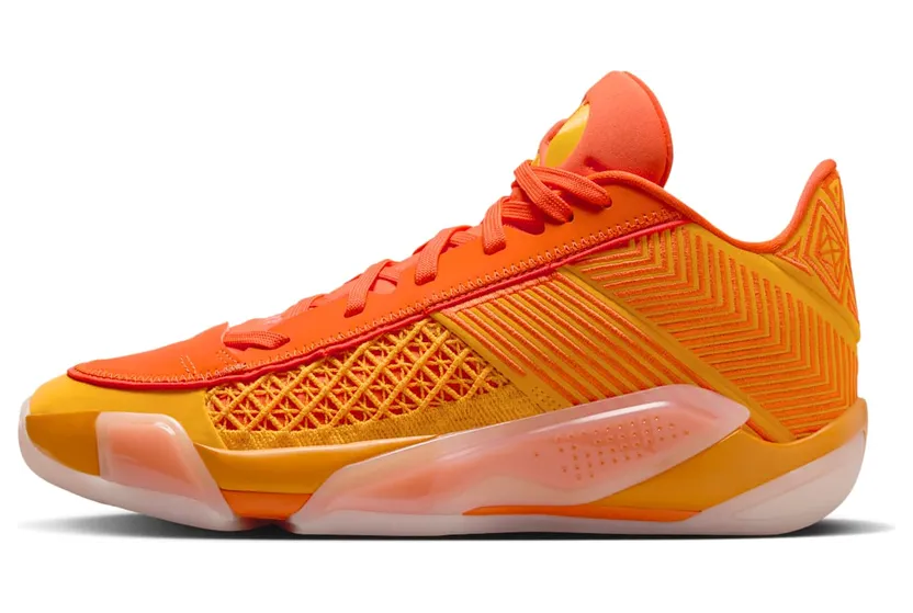Jordan 38 Low Dearica Hamby Sunshine “Taxi / Safety Orange / Sail / Tour Yellow” (FV3945-700)