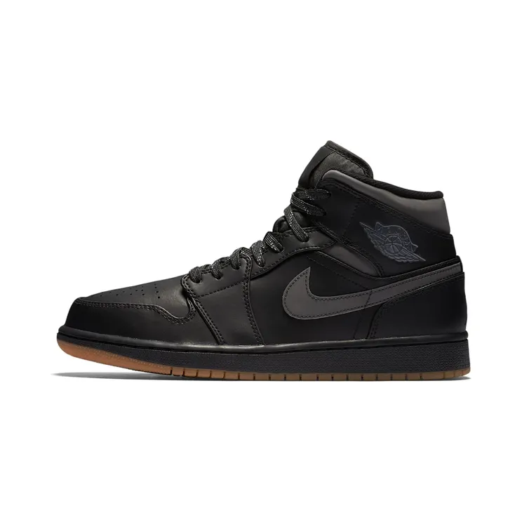 Jordan 1 Retro Mid Winterized “Black / Gum Yellow / Anthracite” (AA3992-002)