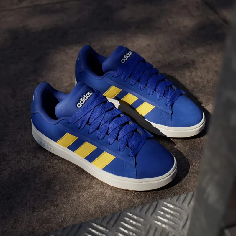 Adidas Grand Court Alpha Semi Lucid Blue / Utility Yellow / Off White (JI1714)