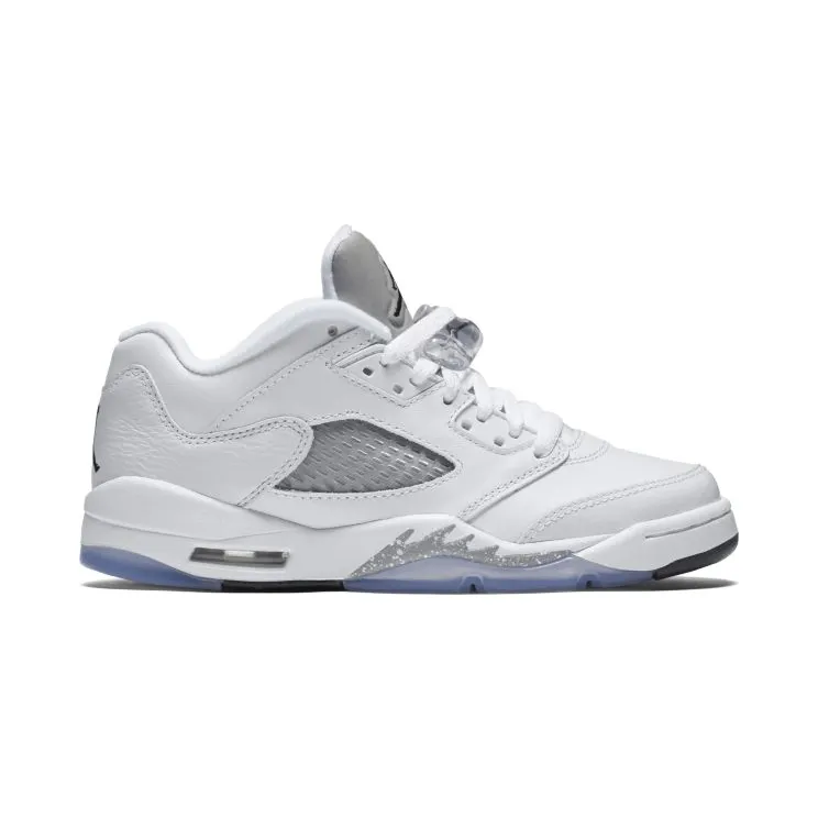 Air Jordan 5 Retro Low GG White Metallic Silver (819172-122)