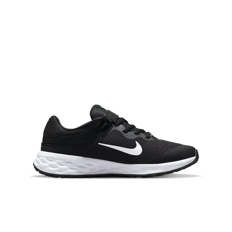 Nike Revolution 6 FlyEase Older Kids’ Easy On/Off Road Running Black 50% Sustainable Materials (DD1113-003)