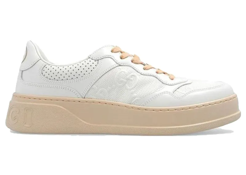 Gucci GG Embossed Sneaker White Beige (684911 1XL10 9014)