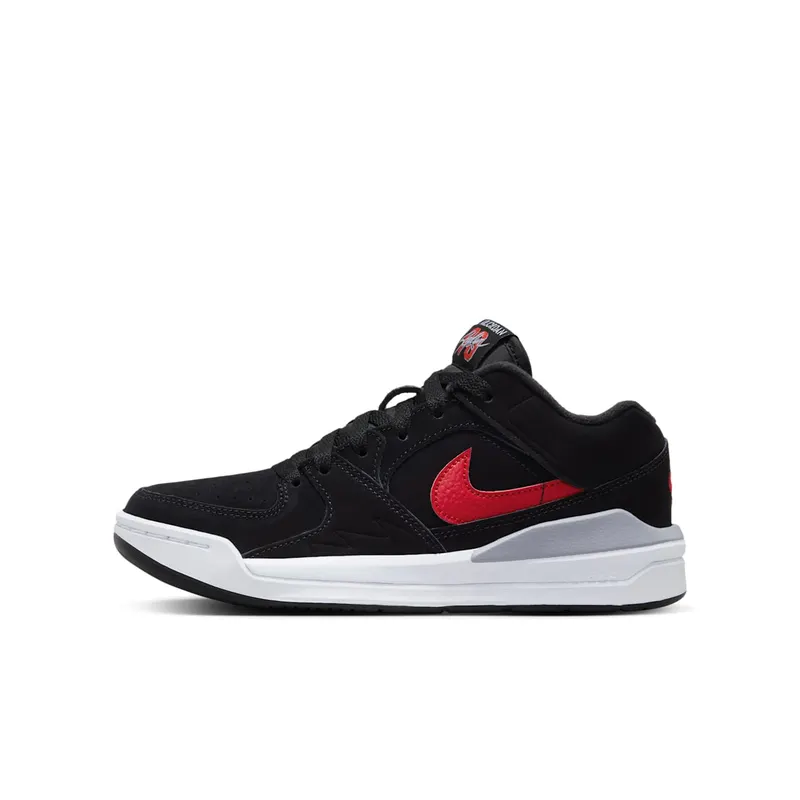 Jordan Stadium 90 Black White Cement Grey Fire Red (FZ4185-010)