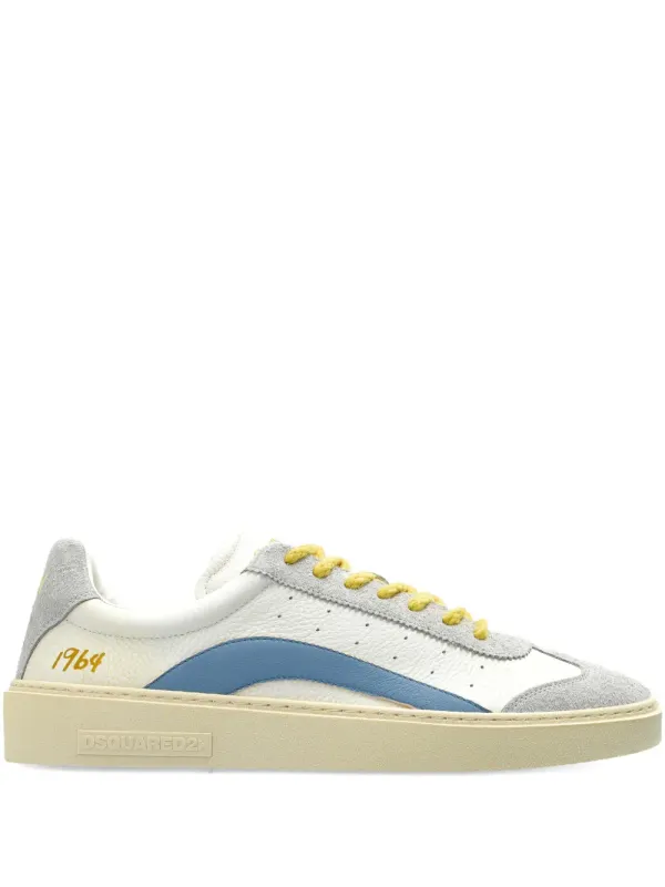 DSQUARED2 mit Wildledereinsatz – White (SNM044125108722)