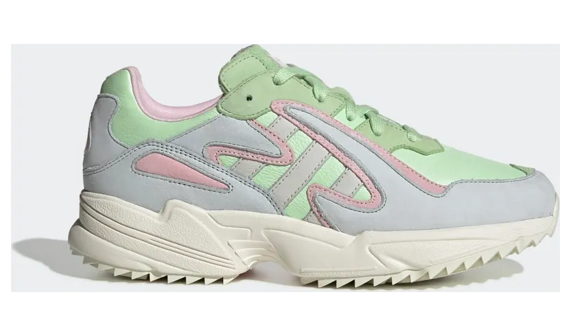 adidas Yung-96 Chasm Schuh Glow Green / Off White / Blue Tint (EE8008)