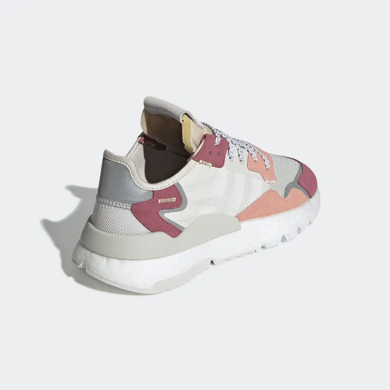 adidas Nite Jogger White Trace Pink (W) Raw White/Cloud White/Trace Pink (DA8666)