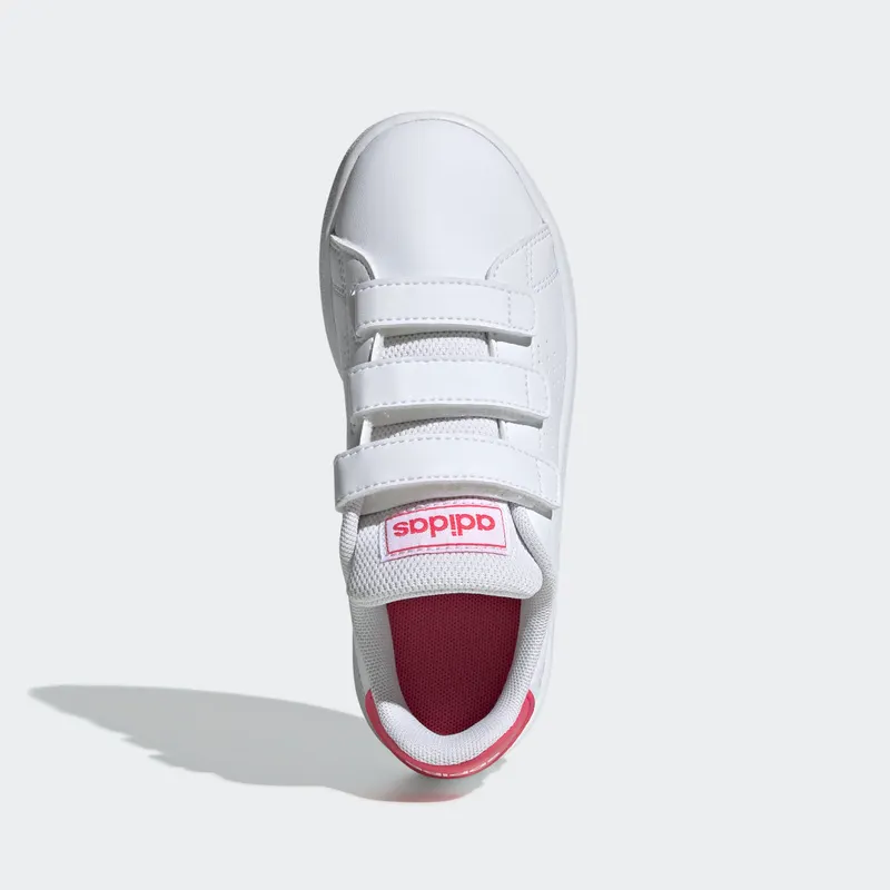 Adidas Advantage Cloud White / Real Pink / Cloud White (EF0221)