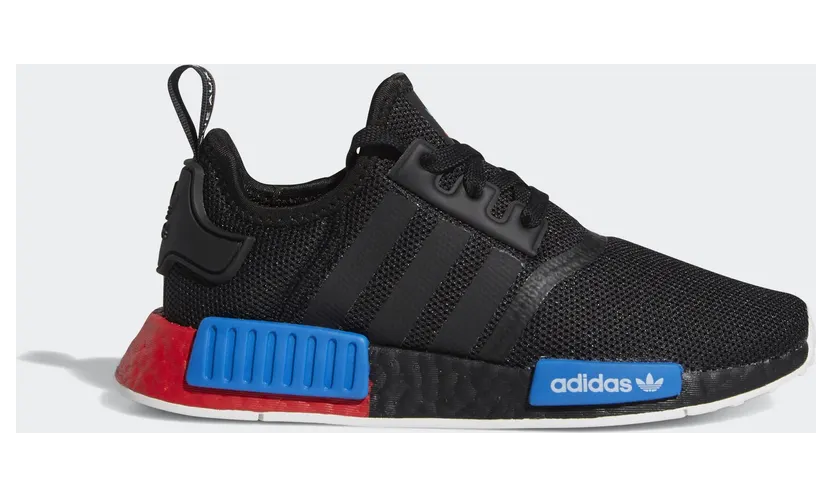 adidas NMD R1 Black Red Blue (GS)