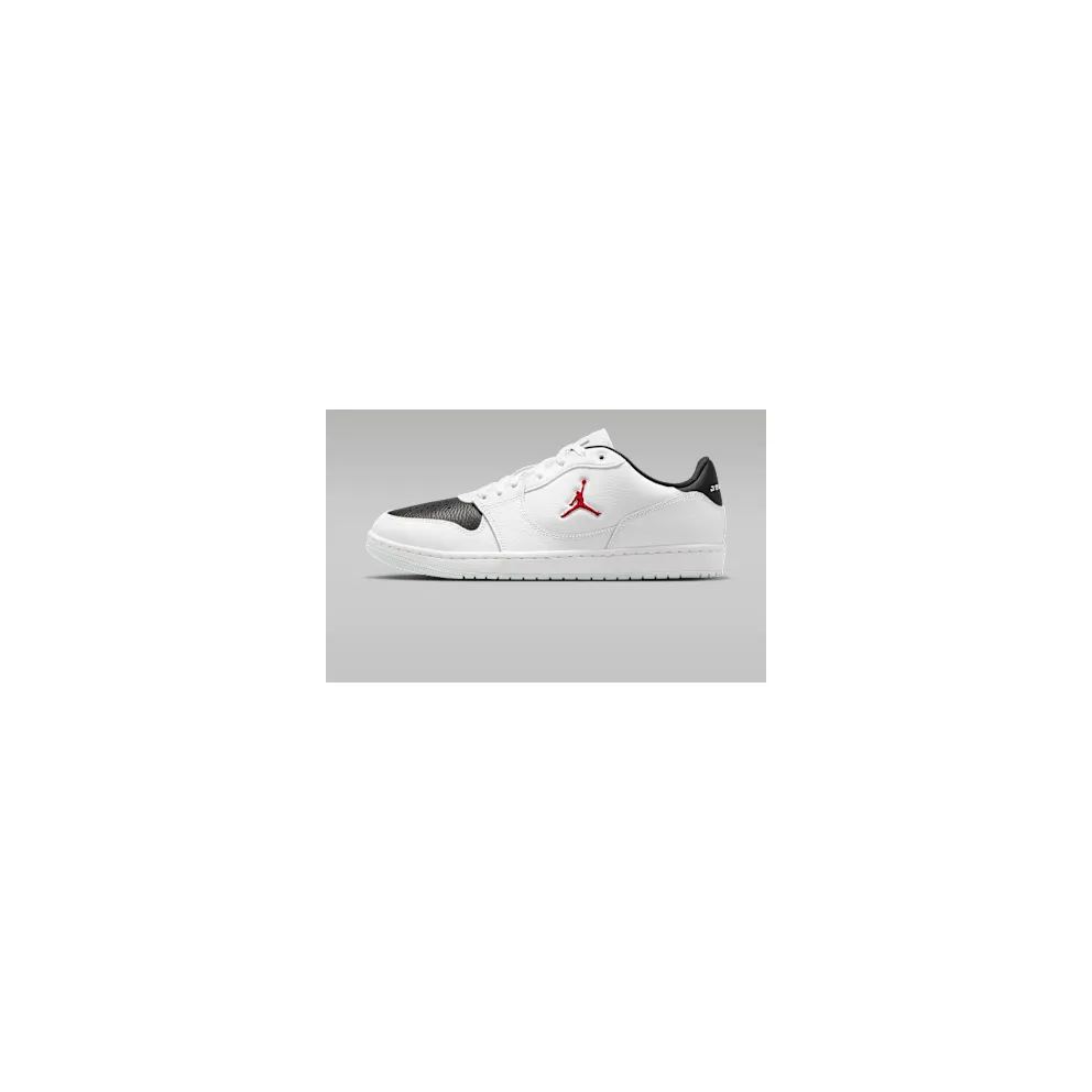 Nike Jordan Court Connect Low “White/Black/Gym Red” (IQ5698-101)