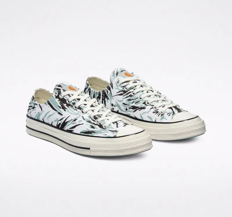 Converse Converse x Carhartt WIP Chuck 70 Low Top White/granite Green/black (171238C)
