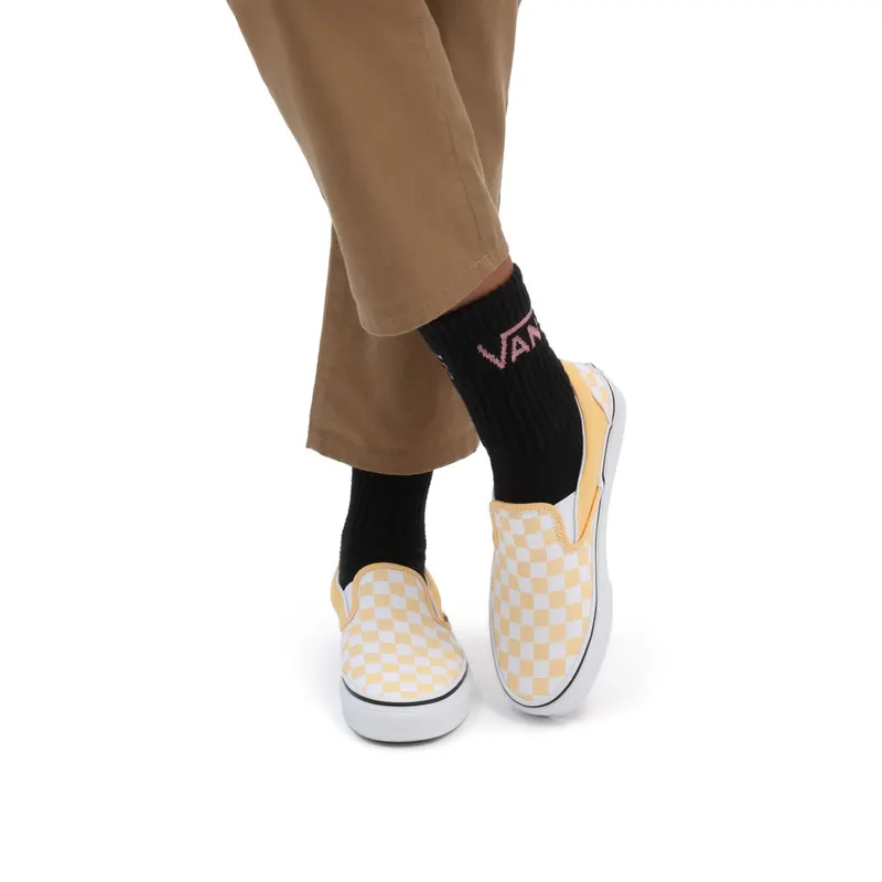 VANS Checkerboard Classic Slip-on Shoes Yellow (VN000XG8AZV)
