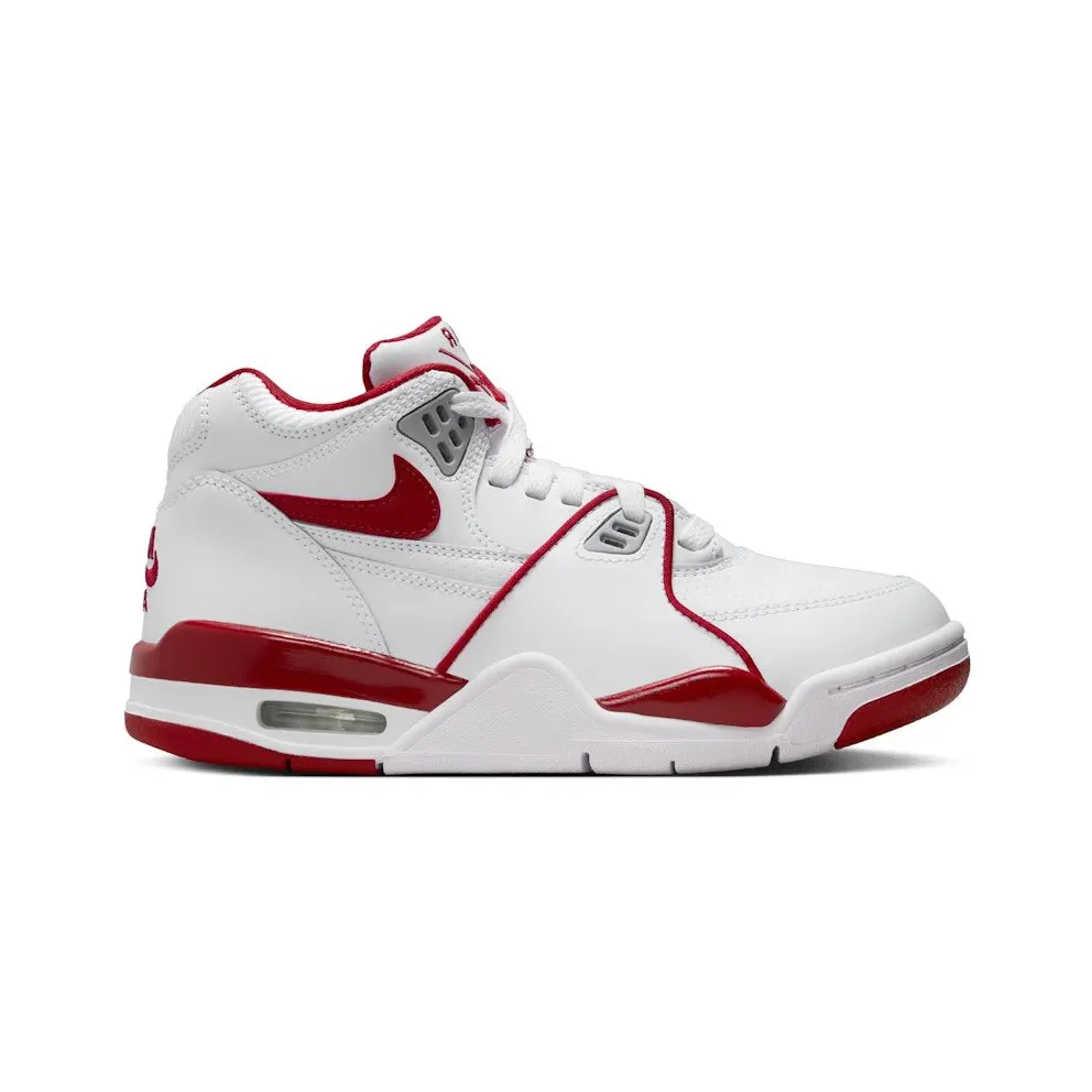 Nike Air Flight 89 White Wolf Grey Varsity Red (HF0406-101)