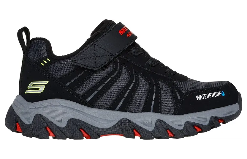 Skechers Waterproof: Rugged Ranger – Hydro Explorer Sneaker Zwart/Rood