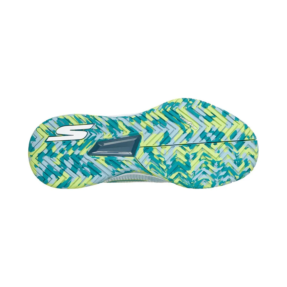 Skechers Viper Court Pro 2.0 – Pickleball Sneaker White/Turkoois