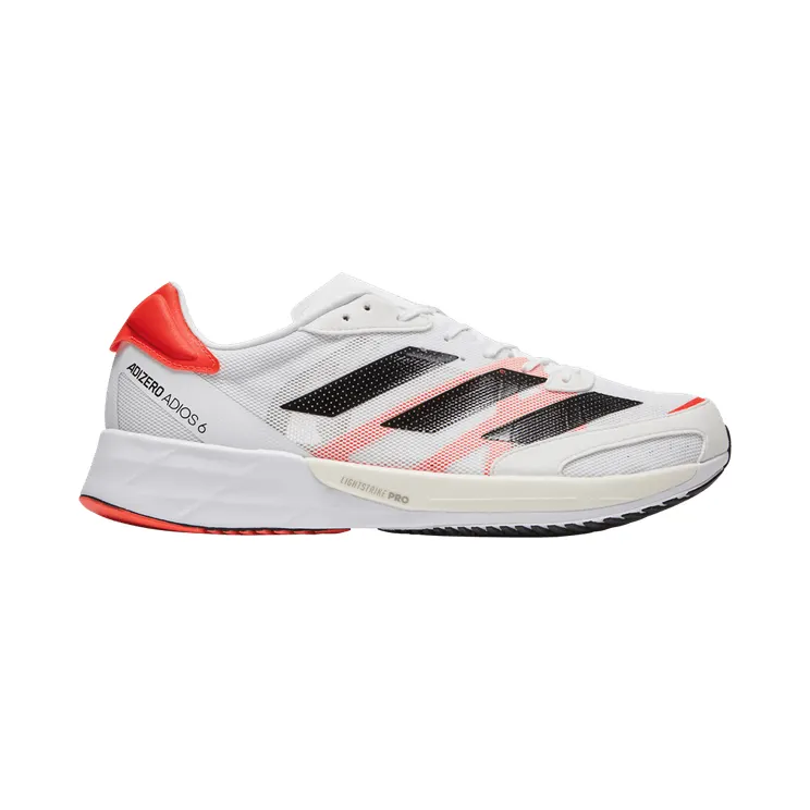 adidas Adizero Adios 6 Cloud White / Core Black / Solar Red (FY4073)