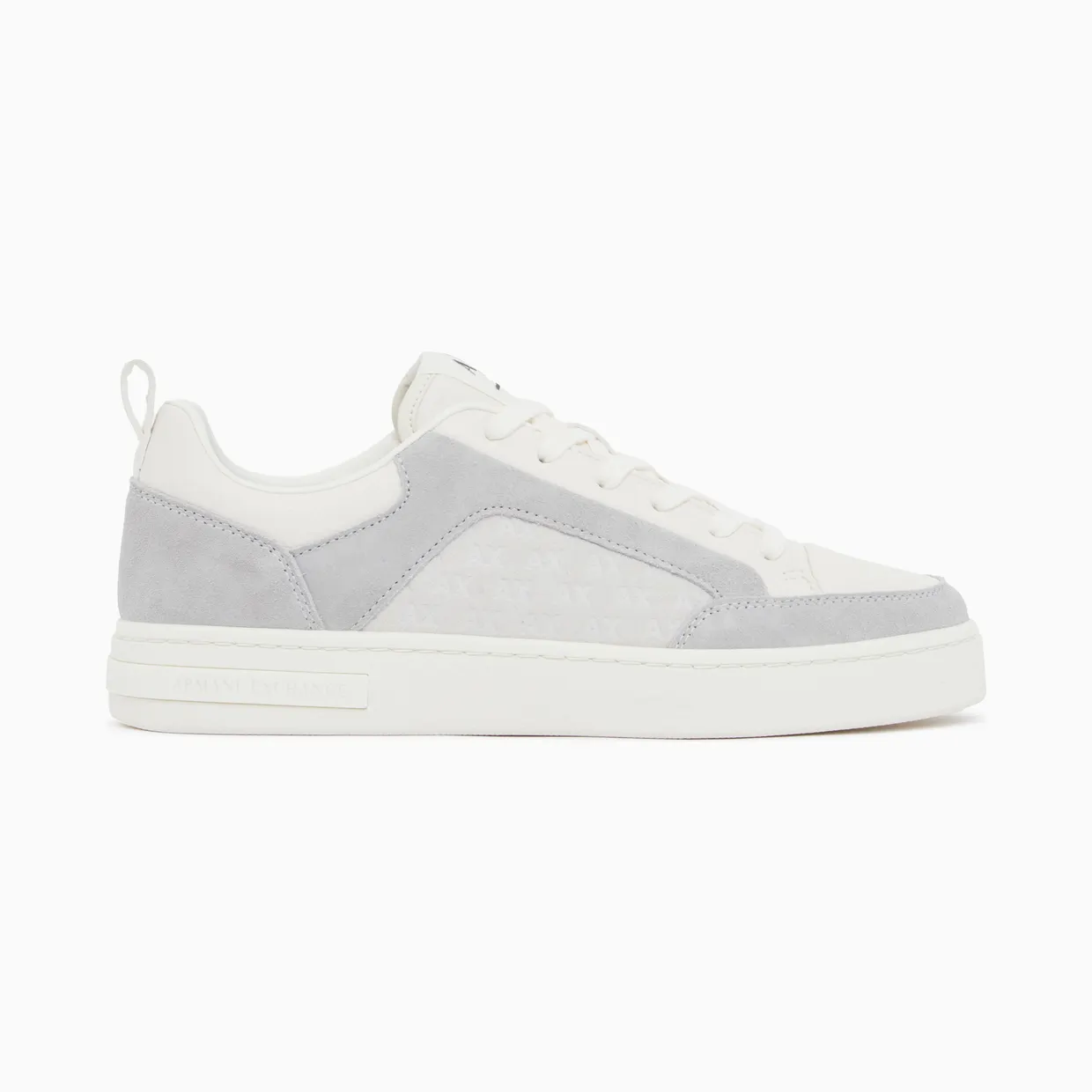 Armani Suede With All-Over Logo And Rubber Sole (XM003388-AF27475-U0003)