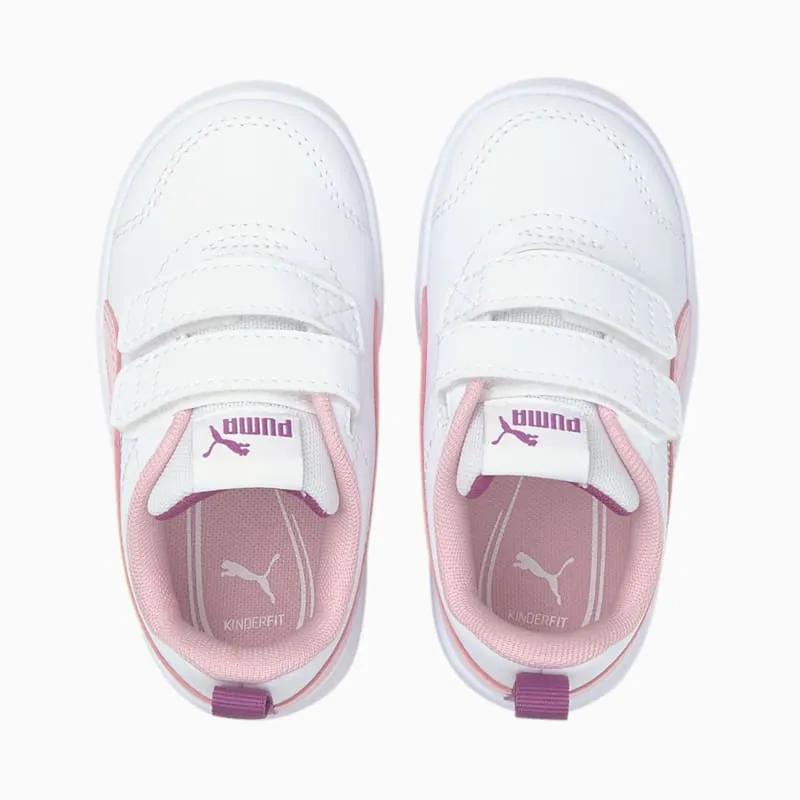 PUMA Courtflex V2 Babies’ White/Pink Lady (371544-15)