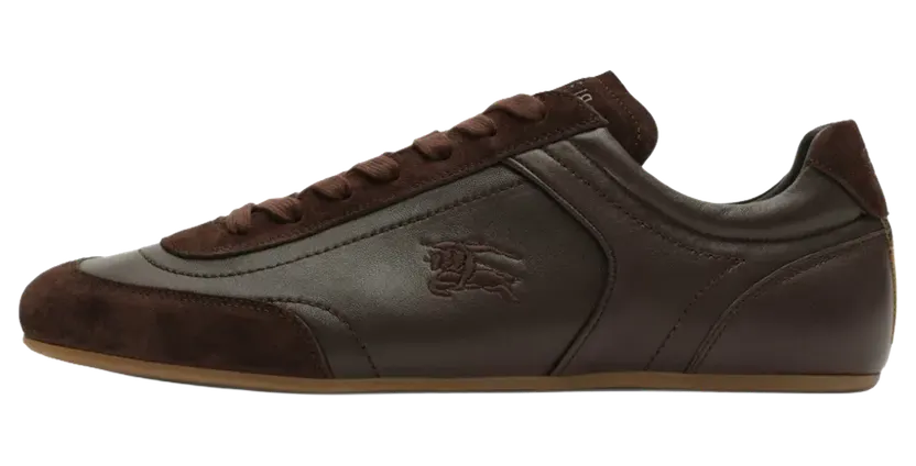 Burberry Leather Knight Runner “Moorhen Brown” (8126281)