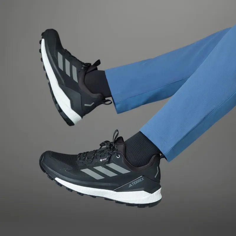 adidas Terrex Free Hiker 2.0 Low Gore-Tex Core Black Grey Cloud White (IG3201)
