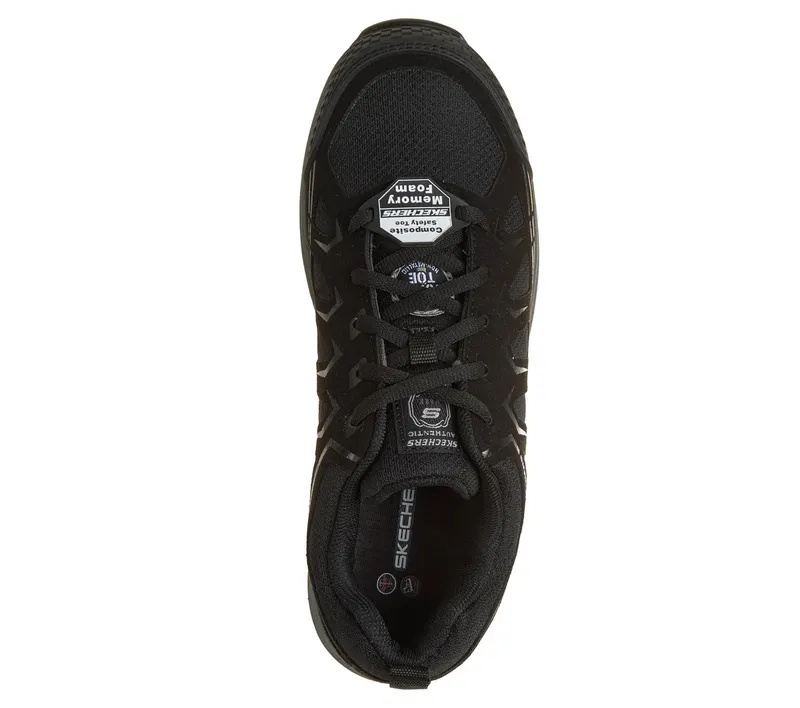 Skechers Work: Malad II Comp Toe Sneaker Black