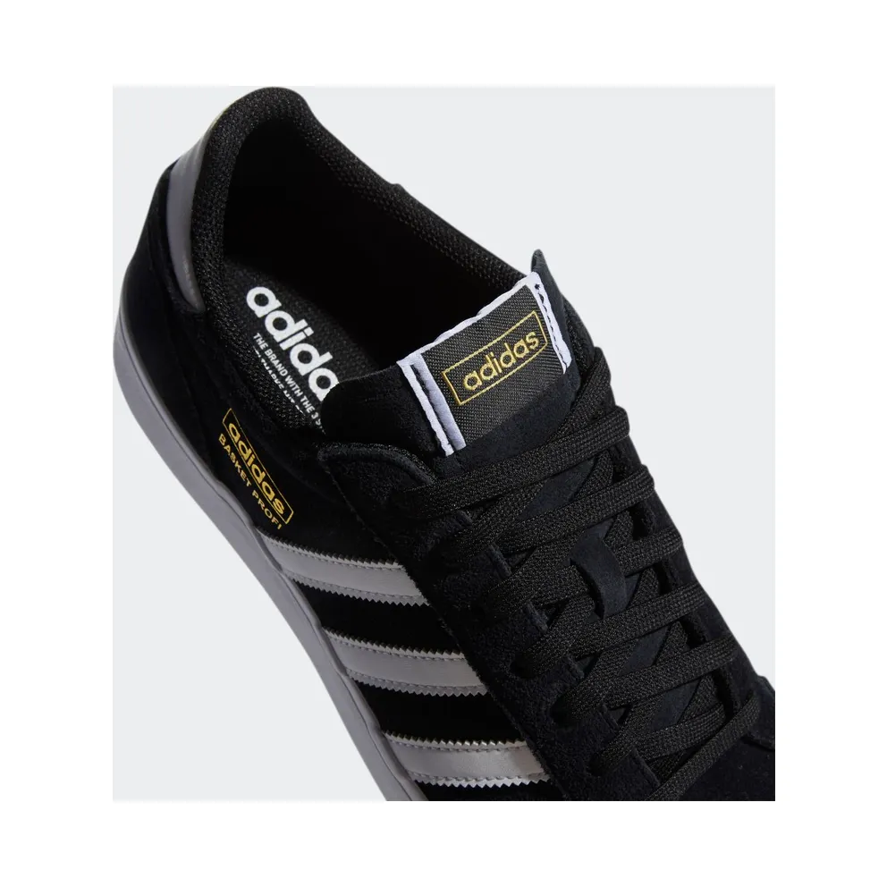 adidas Basket Profi Lo Core Black / Cloud White / Gold Metallic (FX3075)