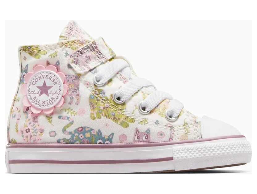 Converse Chuck Taylor All Star Easy-On Feline Florals Vintage White/dreamy Dahlia