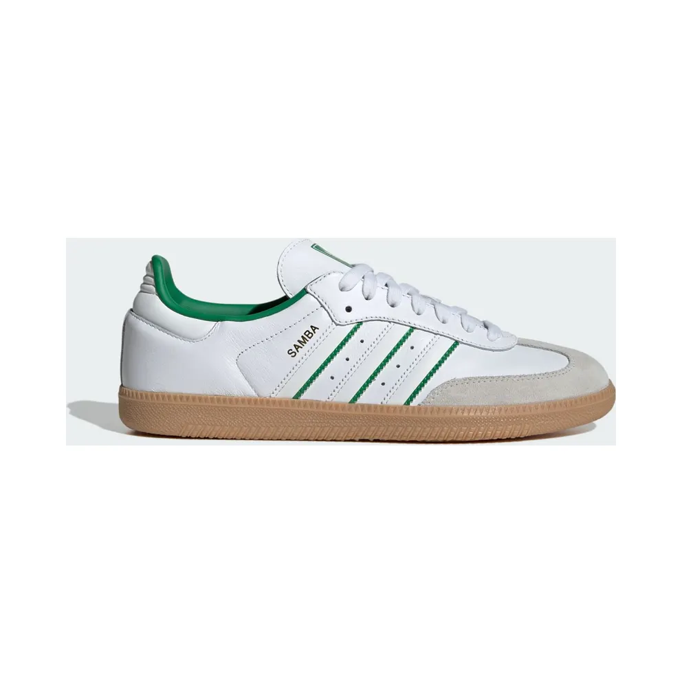 Adidas Samba OG Cloud White / Crystal White / Green (JI2044)