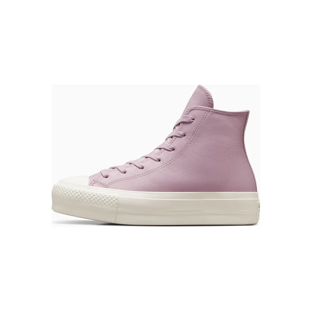 Converse Chuck Taylor All Star Lift Platform Leather Phantom Violet/egret/Silver