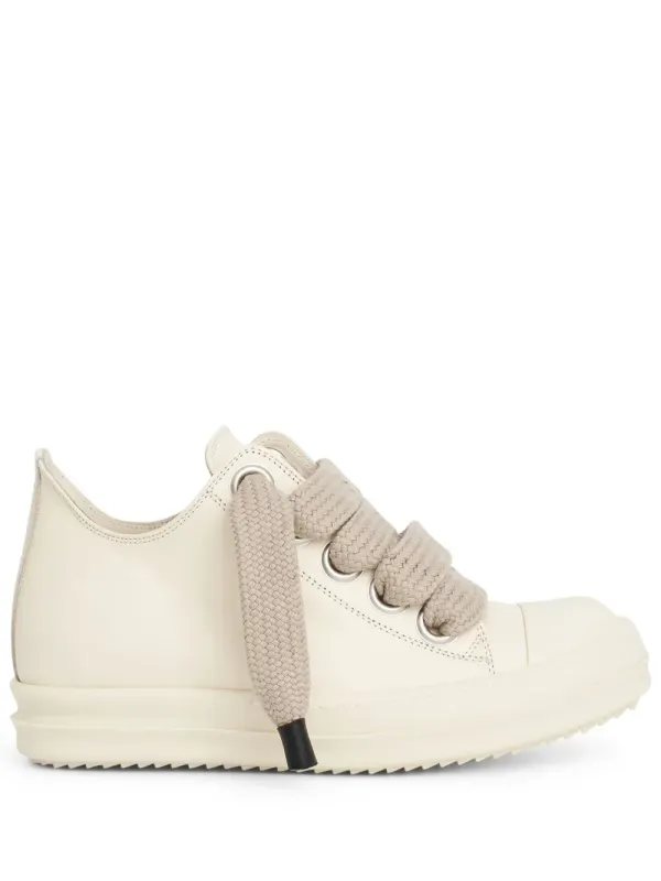 Rick Owens Leren with oversized veters – White (RP01D2883LCOW2)