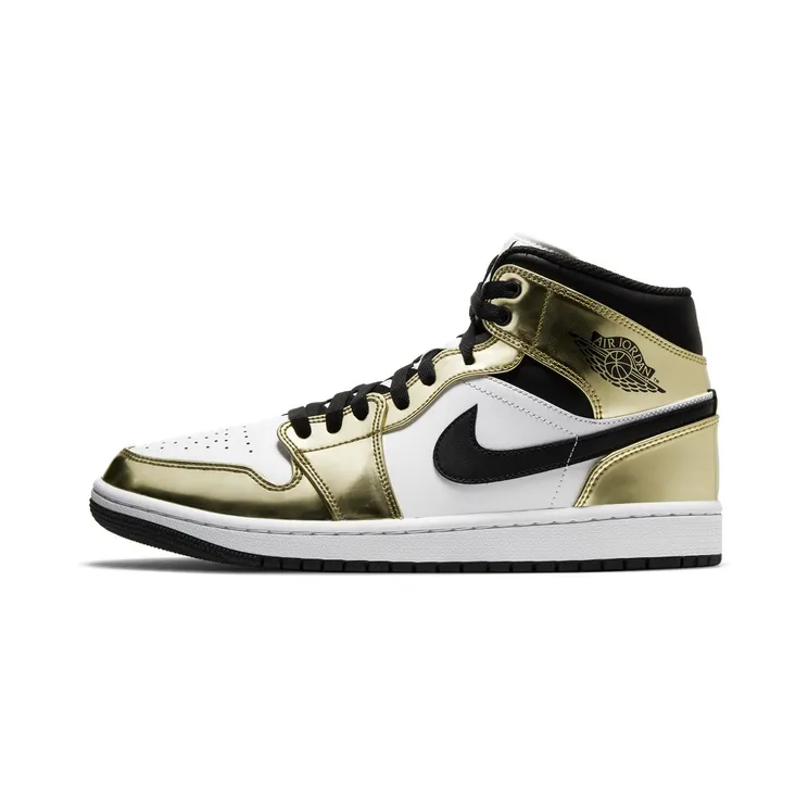 Air Jordan 1 Mid SE ‘Metallic Gold’ Metallic Gold/Black/White/Black (DC1419-700)