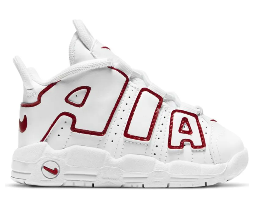 Nike Air More Uptempo White Varsity Red (TD) (DJ5990-100)