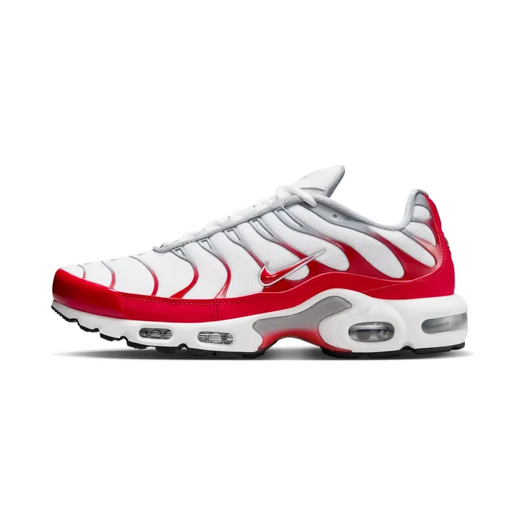 Nike TN Air Max Plus “White / Wolf Grey / Black / University Red” (IF6224-101)