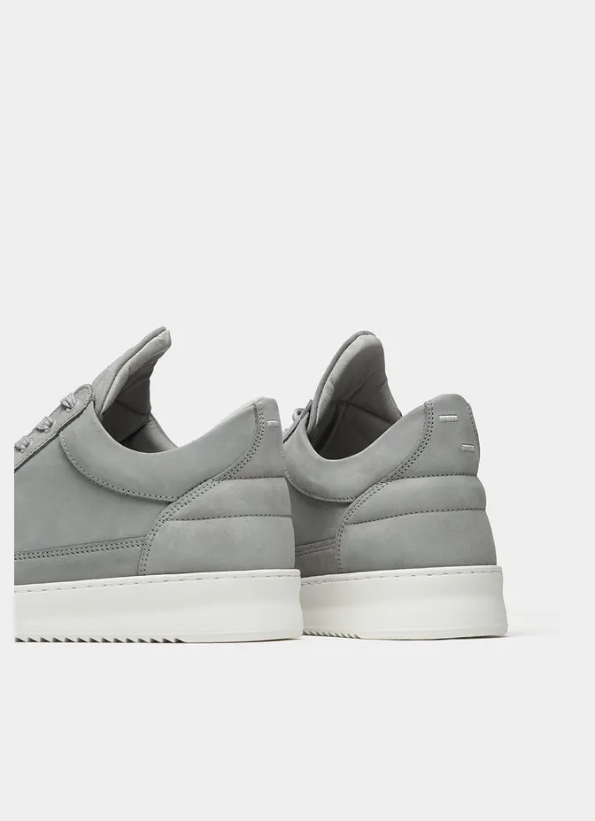 Filling Pieces Low Top Ripple Nubuck Cement Grey (5)